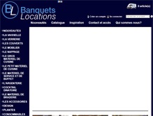 Tablet Screenshot of banquetslocations.be